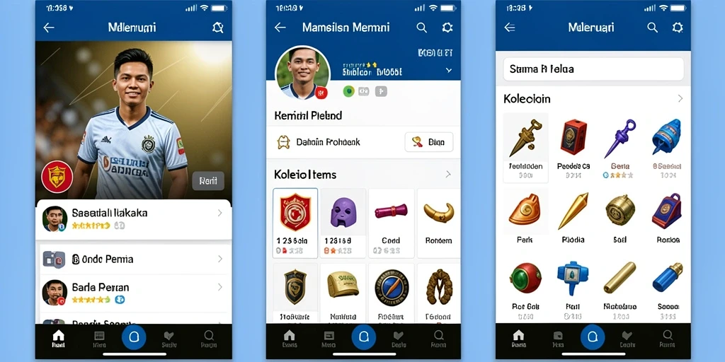 Tampilan antarmuka aplikasi TVTOTO yang menarik dan mudah dinavigasi.